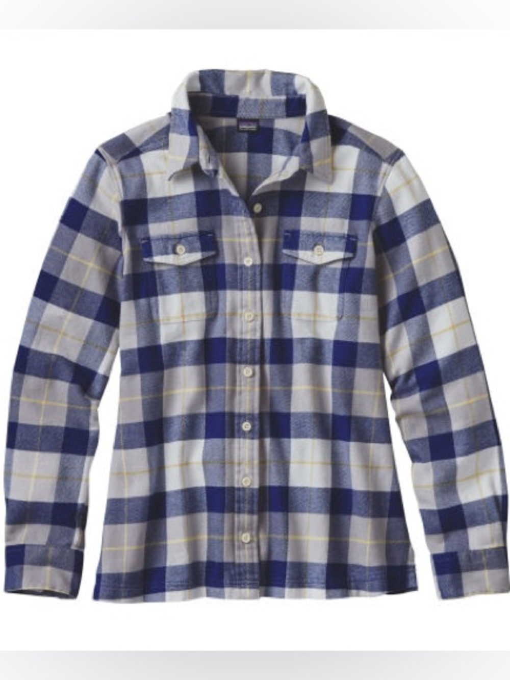 Patagonia Women's Long-Sleeved Fjord Flannel Shirt- Size 6